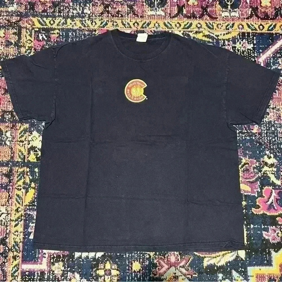 Bull and Bush Denver Short Sleeve Shirt "What's Yours ?" 2XL VTG - Picture 1 of 2